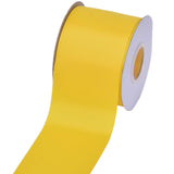 Ribest Yellow Grosgrain Ribbon, 3 Inch 25 Yard Ribbon for Crafts Gift Wrapping Bows Wedding Party Decoration Bouquet
