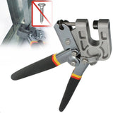 10 inch High-Carbon Steel Stud Crimper Pliers Drywall Tools, Punch Lock Framing Fastening Crimping Hand Tool