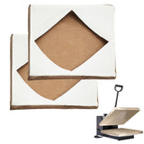 Set of 2 Heat Press Platen Wrap Cover, Non-Stick High Temperature Resistant Teflon Protector for Protecting Sublimation Heat Pre