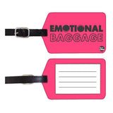 Nutcase Designer Luggage Travel Baggage Tags Single Tag With Name Card Inside Emotional Baggage