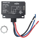 Aube Technologies RC840T240 On/Off Switching Electric Heating Relay with Builtin 24 V Transformer, Black