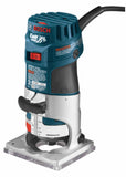 BOSCH PR20EVS Colt 1.0 HP Variable-Speed Palm Router - 5.6 Amp Motor, Soft Start, Constant ResponsCircuitry, Ergonomic Grip, Rug