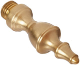 Baldwin 1091033I Urn Tip Hinge, Vintage Brass