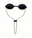 Protective Goggles Half-clear, See-through Glasses,Transparent Eye Protection, 1 Pack, Storage Box Included