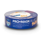 IPG ProMask Blue with BLOCIt, Premium 14Day Masking Tape, 1.41 x 60 yd, Blue, (Single Roll)