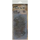 Stampers Anonymous THS002 Tim Holtz Layered Stencil, 4.125 by 8.5Inch, Bubble