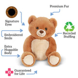 Vermont Teddy Bear Brown Teddy Bear - Cuddly Stuffed Animals, Cuddle Chunk, Honey, 15 inch