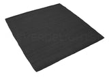 CleverDelights 48 Inch Black Burlap Square - Jute Burlap Fabric - Finished Edges - 48 x 48