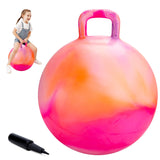 ZOOJOY Clouds Hopper Ball, Hopping Toys for Kids, 22 Inch Bouncy Ball with Handle for Boys Girls Aged 10+, Inflatable Clouds Bou