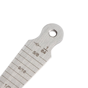 1-15mm/1/32-5/8 Stainless Taper Welding Gauge Test Ulnar Welder Inspection Inch & Metric for Measuring of Cylindrical Bores