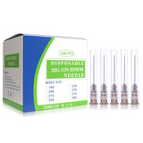 22G Needle 1 Inch Luer Lock 22 Gauge Needles Dispensing Accessories, Box of 100