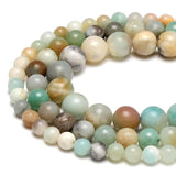 10mm Round Amazonite Stone Loose Beads for Jewelry Making Natural Gemstone Semi Precious 15 Inch(36-38pcs/Strand)