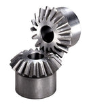 Boston Gear L115Y Miter Gear, 1:1 Ratio, 20 Degree Pressure Angle, 0.750 Bore, 2.562 Mounting Distance, 8 Pitch, 24 Teeth, Steel