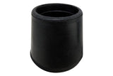 Shepherd Hardware 8746E Leg Tips 1-1/4-Inch Inside Diameter Rubber Chair Leg Caps, 24 Pack, Black