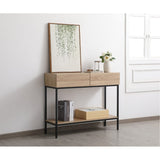 Elegant Decor 42 Inch Console Table In Mango Wood