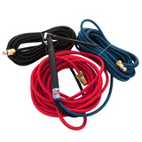 CK Worldwide CK20-25SF 250A 25' 3-Pc Super-Flex TIG Torch, Red, Metal