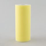 Ben Collection 6 Inch X 25 Yards Tulle Fabric Rolls for Party and Craft (Light Yellow)
