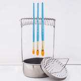 Portable Artist Brush Washer, Paint Brush Washer Paint Brush Cleaner with Wash Tank and Removable Screen Brush Washer Cleaner Un