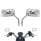 10 Mm Bolt Chrome Motorcycle Universal Handlebar Rear View Side Mirrors For Harley Kawasaki Suzuki Aprilia Street Bike Cruiser S