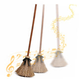 37.4inch Animated Moving Witches Broom Halloween Decorations Indoor