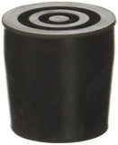 Essential Medical Supply Replacement Walker/Commode Tips, Black, 1