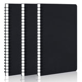 Eusoar Graph Paper Spiral Notebook, A5 3Pack 5.5X8.3 120 Pages Hardcover Papernotebook Journals, Wirebound Journal Sketch Note