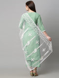 Gosriki Women'S Cotton Blend Kurta With Palazzo & Dupatta (Coin-Go_Pista_Xx-Large),Pista,2,B0BDX4BYR1