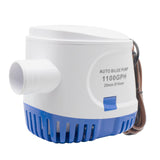 YQMIGU Automatic Water Pump 1100GPH,12V Bilge Pump,Equipped with Internal Floating Switch, Suitable for Submarines, Basement Pud