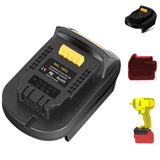 YUHDWRE for Milwaukee M18 Battery Adapter, Adaptor Convert for Milwaukee 18V Battery to for Dewalt 20V Battery Tools(Bare Conver