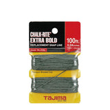 TAJIMA Replacement SnapLine 1.0 mm x 100 ft ChalkRite Braided String for ExtraBold & Visible Markings PLITOL