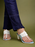 Shoetopia Women'S Kh-4433 Blue Heeled Sandal-4 Kids Uk (Kh-4433-Blue)-Eu37,Blue,4,B0D8QB7YCS