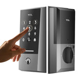 TCL D2 Smart Lock with Built-in Doorbell & WiFi: The Ultimate 2-in-1 Keyless Entry Door Lock for Your Home, APP Remote Control, 