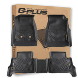 G-PLUS Floor Mats Compatible with Chevy Colorado Crew Cab 2015-2022,Fit GMC Canyon Crew Cab 2015-2022 All Weather Full Cover Pro