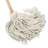 Boardwalk 120C Deck Mop, 54 Wooden Handle, 20oz Cotton Fiber Head (Case of 6)