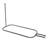 Utopia Alley Rust Free Hoop Shower Rod for Claw Foot Tubs, Oil Rubbed Bronze