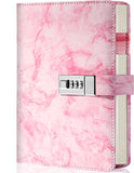 Trending Diary With Lock, A5 Waterproof Journal With Lock, Vintage Lock Journal Password Protected Notebook & Gift Box, Lock Dia