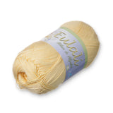 EULALI [100grs] by Omega Bright 100% Mercerized Egyptian Cotton Thread Color: 02 Straw