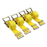4 Pack ETrack Ratchet Straps 2 x15 4400LB Tie Down