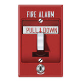 WIRESTER Single Gang Toggle Light Switch Plate/Wall Plate Cover - Fire Alarm