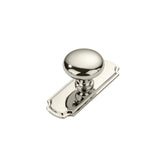 khtumeware 10 Pack 1-1/4 inch Backplate for Cabinet Knobs Polished Nickel Drawer Knobs Cabinet Hardware Vintage Knobs with Backp