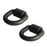 DC Cargo WeldOn DRing TieDown Anchors 1 (2 Pack) HeavyDuty Forged Steel with 46,800 lb. ABS Rotating DRings Secure & D