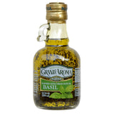 Mantova GrandAroma Basil Flavored Extra Virgin Olive Oil, made in Italy, cold-pressed, 100% natural, heart-healthy cooking oil p