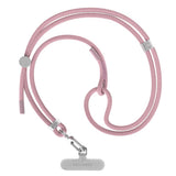 CASETiFY 6mm Rope Cross Body Strap with Card - Blush Pink