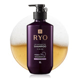 RYO Hair Strength Expert Care Shampoo for Oily Scalp, Moisturizing and Relieving Itchiness for Dryness, Hair Strengthening, Sebu