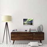 Northern Lights Or Aurora Borealis Over Boreal Forest, North America-Paper Art-26,,X18,,