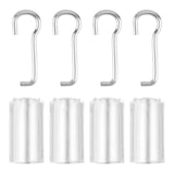 8pcs Mini Blinds Replacement Parts - Stainless Steel Wand Hook, Wire, Sleeve Collar Hook for Horizontal Window Blind Repair and 