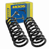 Front Coil Spring Set compatible with Chevrolet Silverado 1500 4.3L 4.8L 5.3L V6 V8 1999-2006