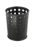 Bubble Wastebasket in Black Finish Set of 3