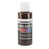 Createx 512802 Transparent Airbrush Color, Dark Brown, 2 oz, 2 Ounces, 2 Fl Oz