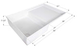 ICON 12893 Combo Shower Pan SP400 Polar White